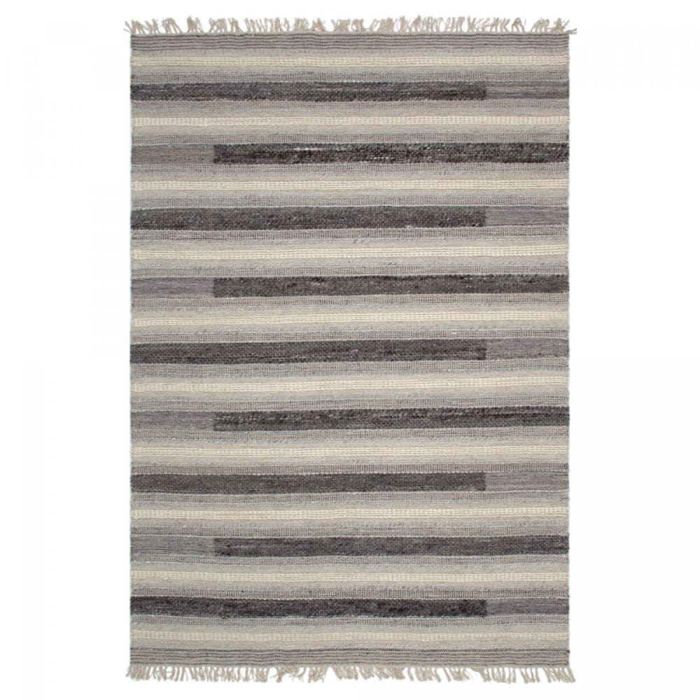 Tapis kilim 120x170 gris,