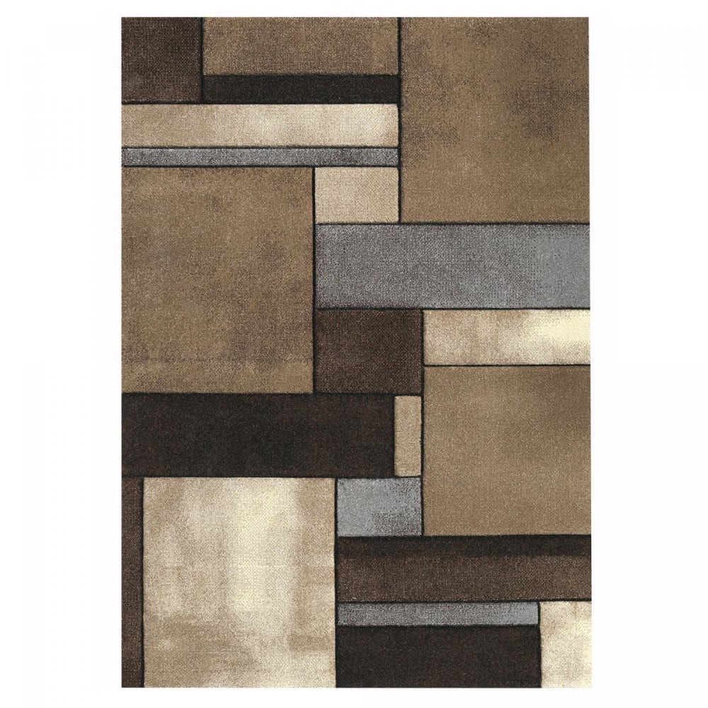 Tapis salle de réception 120x170 marron