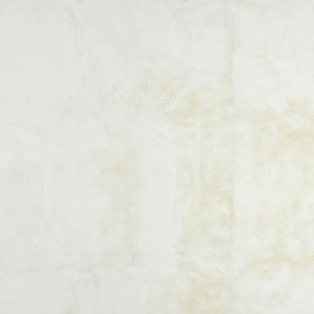 Tapis 120x170cm imitation fourrure fine blanc crème — vue 4
