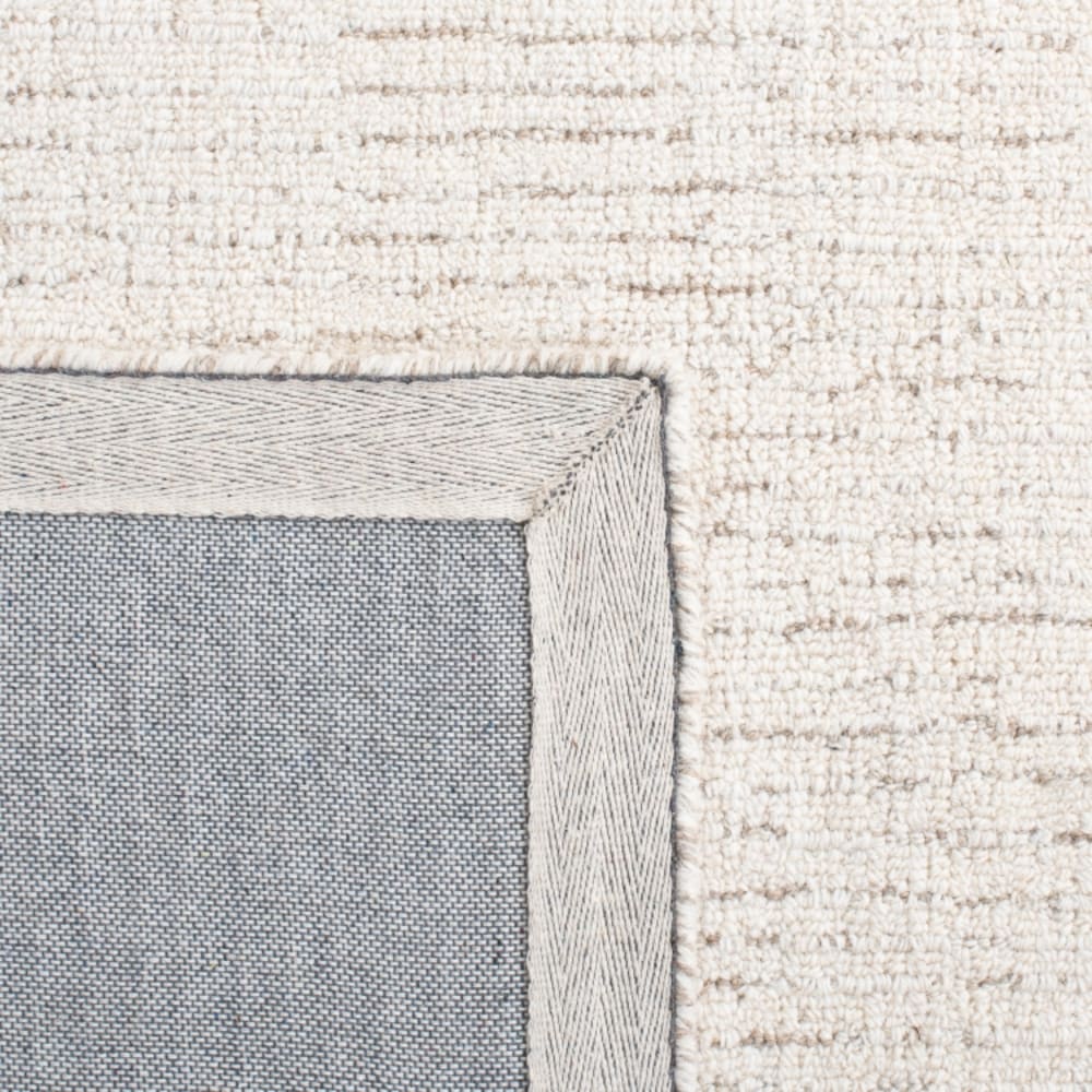 Tapis contemporain en laine blanc/beige, 69 x 122 cm — vue 4