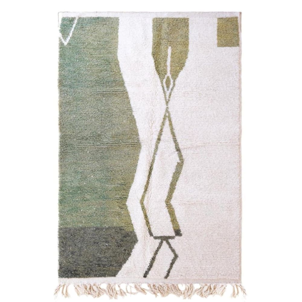 Tapis berbère contemporain - main