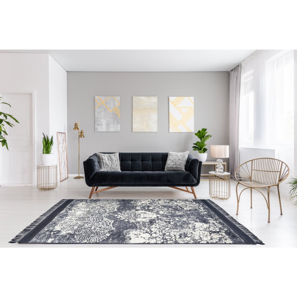 Tapis rectangulaire en viscose dolce vita 125 — vue 3