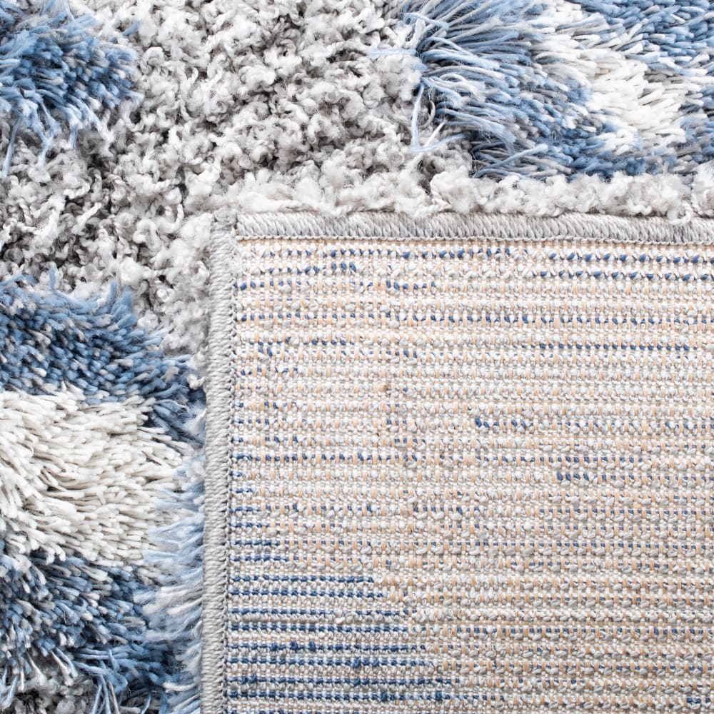 Tapis en polypropylène gris/bleu, 122 x 183 cm — vue 4