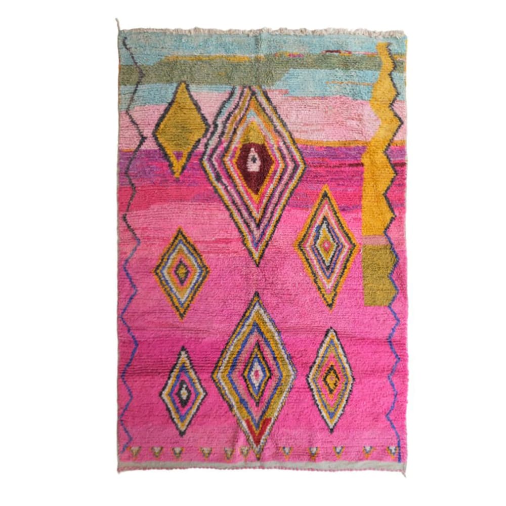 Tapis berbère contemporain - laine