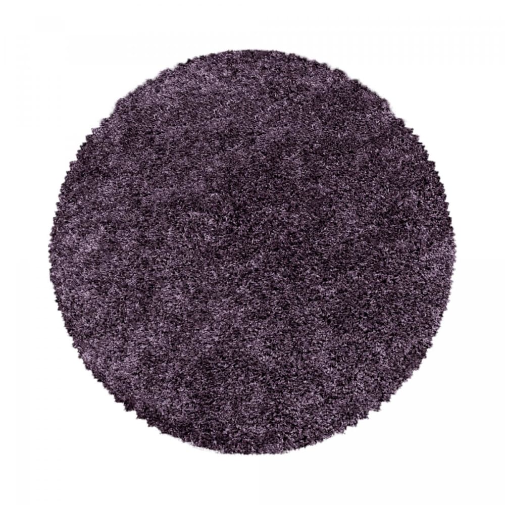 Tapis shaggy 120x120 - violet