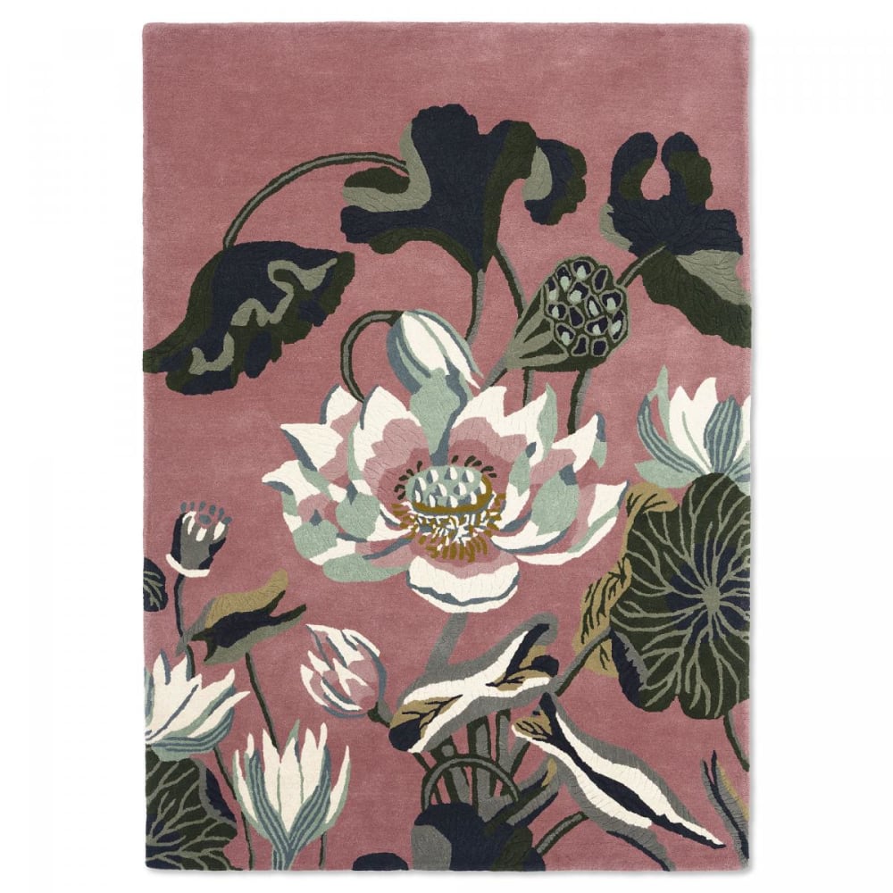 Tapis entrée 120x180 - rose