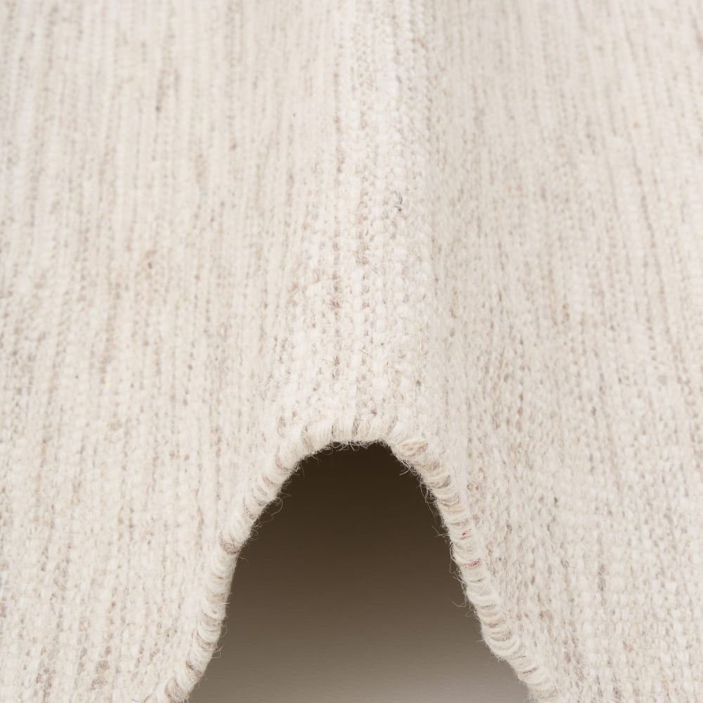 Tapis en laine naturelle beige 120x180 cm — vue 4
