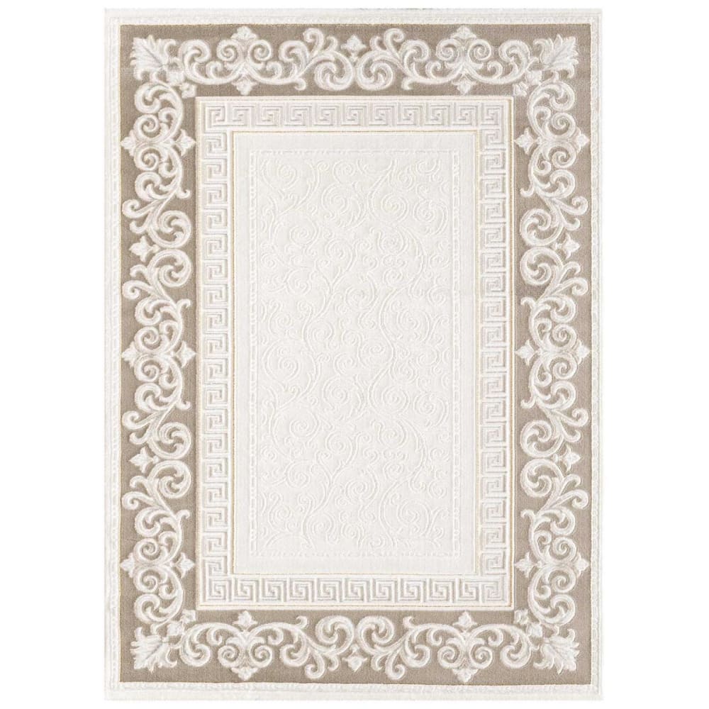 Tapis salon 120x160 marron