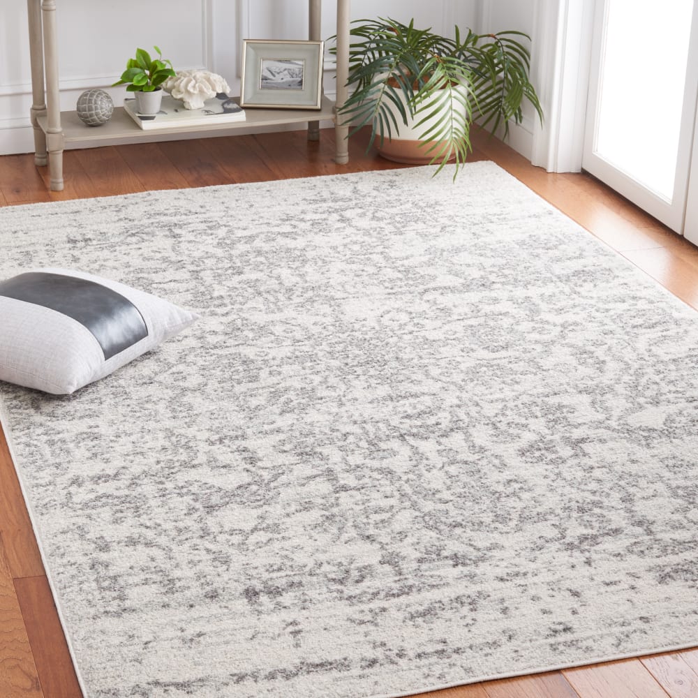 Tapis traditionnel en polypropylène argent/blanc, 122 x 183 cm — vue 3