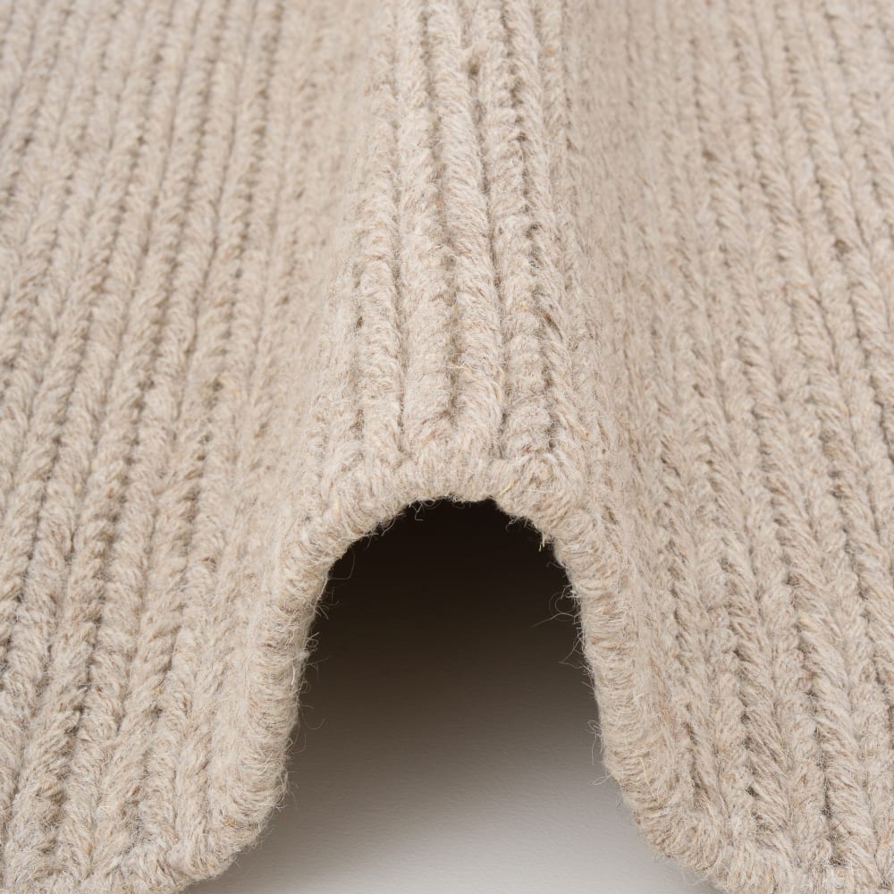 Tapis en laine naturel beige 120x180 cm — vue 4