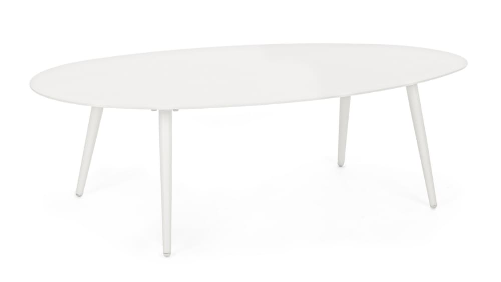 table en aluminium 120x75x36 - blanc