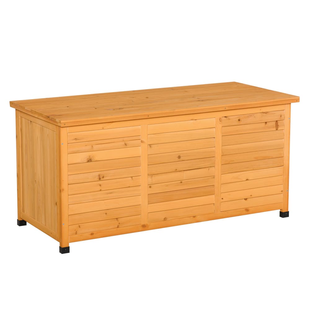 Armoire de jardin en bois d’épicéa jaune 127x56x60cm