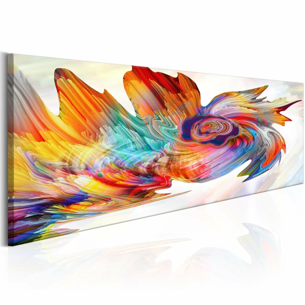 Tableau cyclone coloré 120 x 40 cm