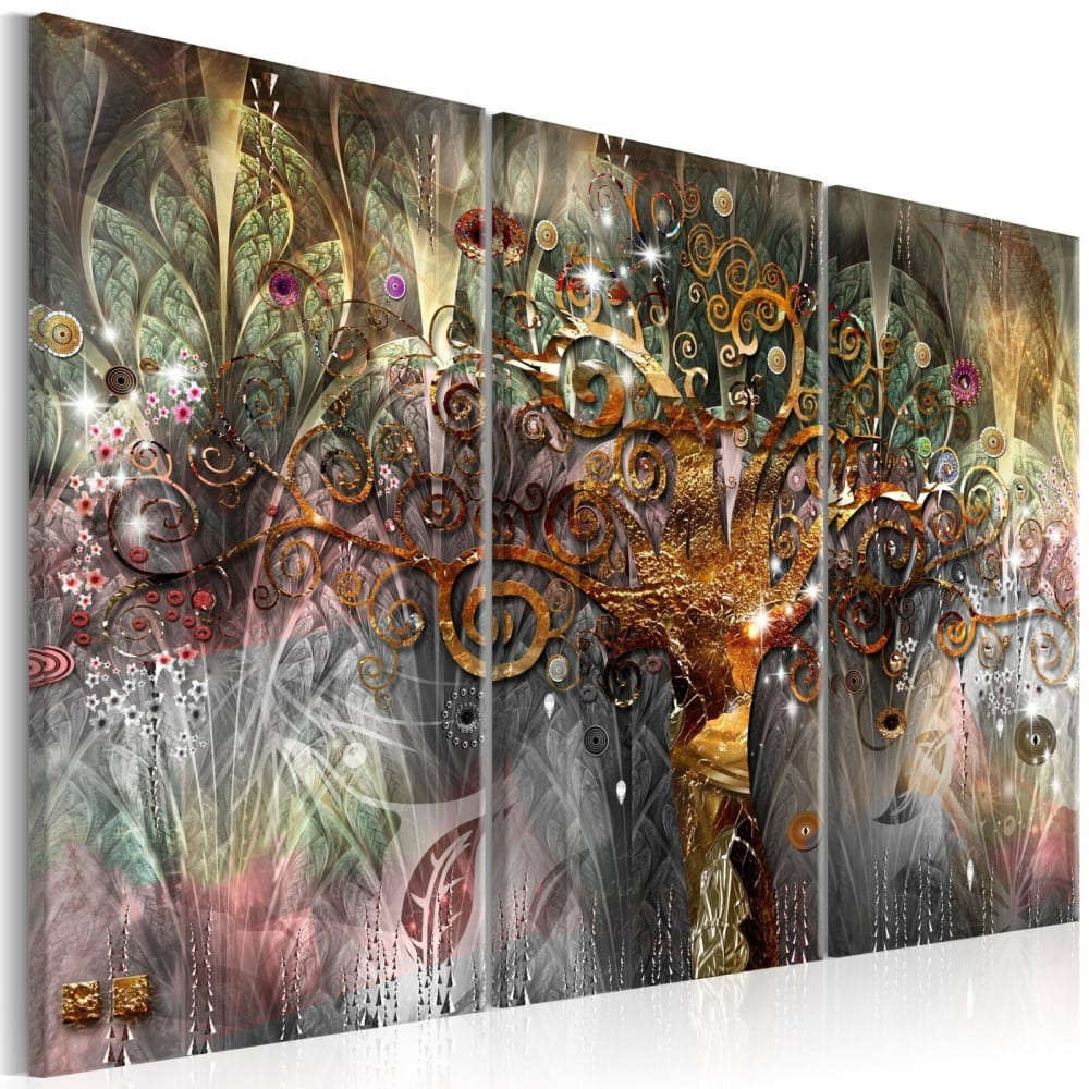 Tableau arbre d'or je 120 x 80 cm