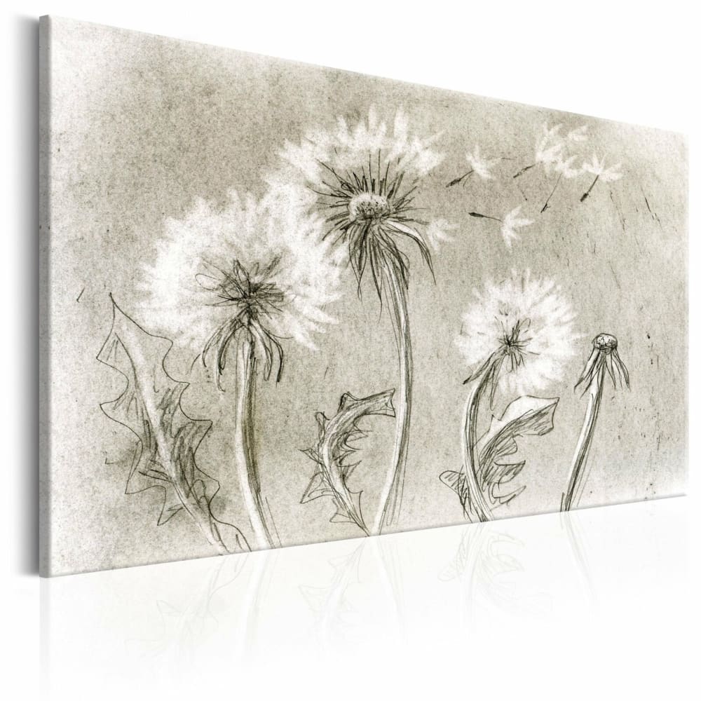 Tableau pissenlits 120 x 80 cm