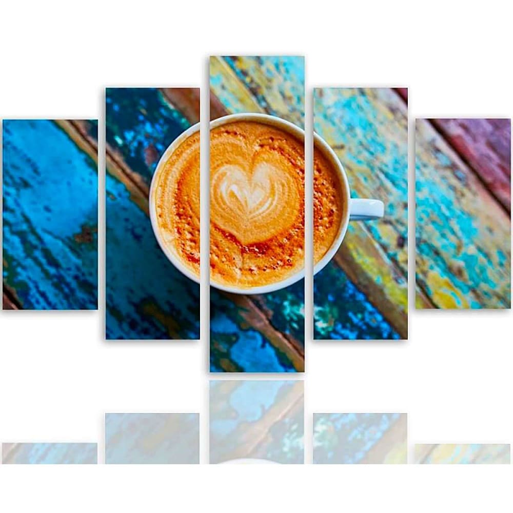 Tableau 2 cafés 250 x 120 cm