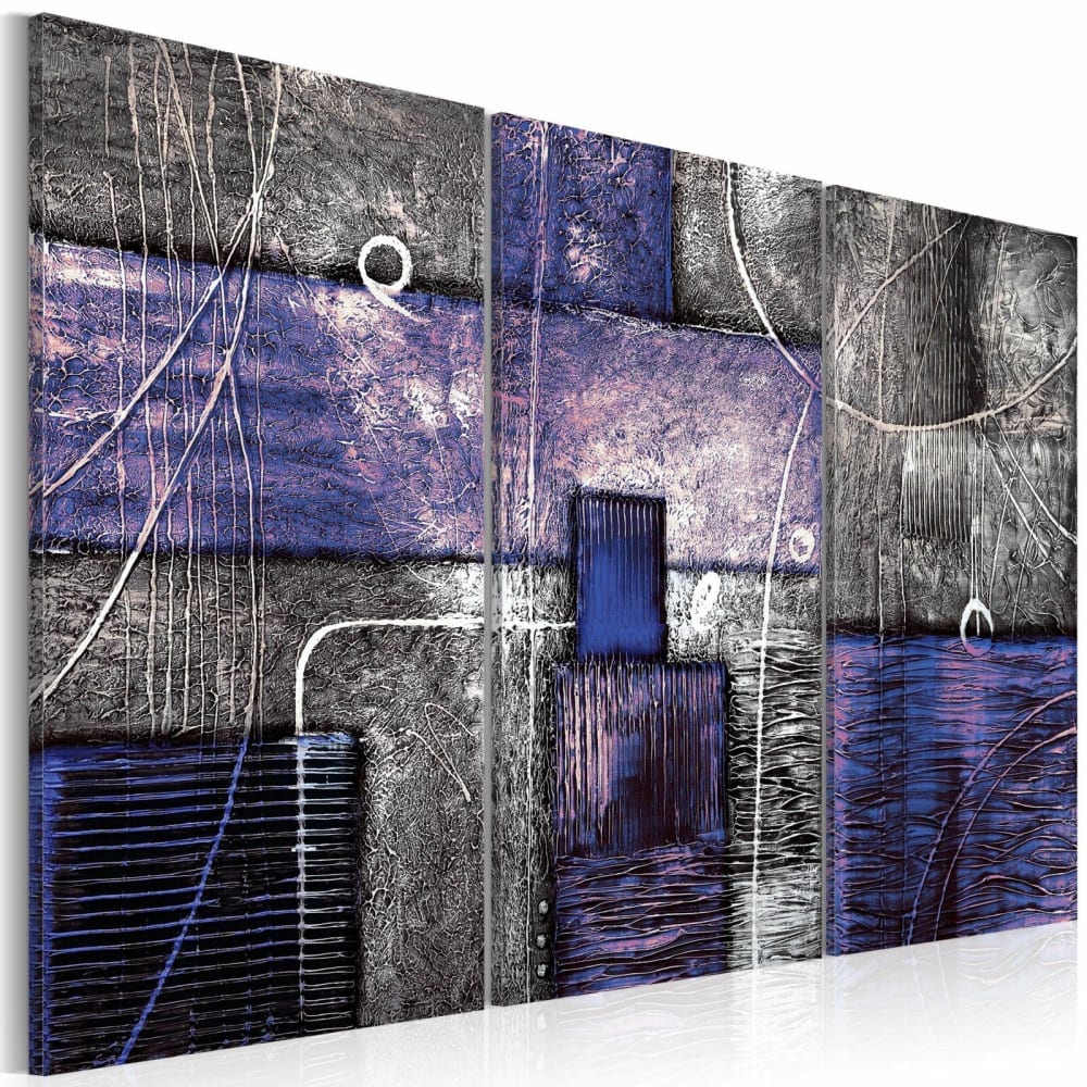 Tableau givre aux myrtilles 120 x 80 cm