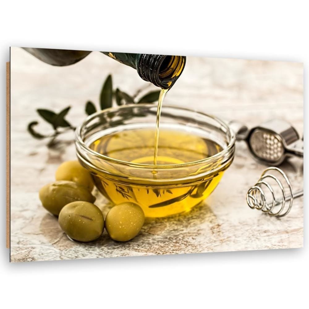 Tableau huile d'olive - bois