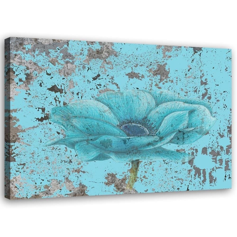 Tableau orchidée bleue