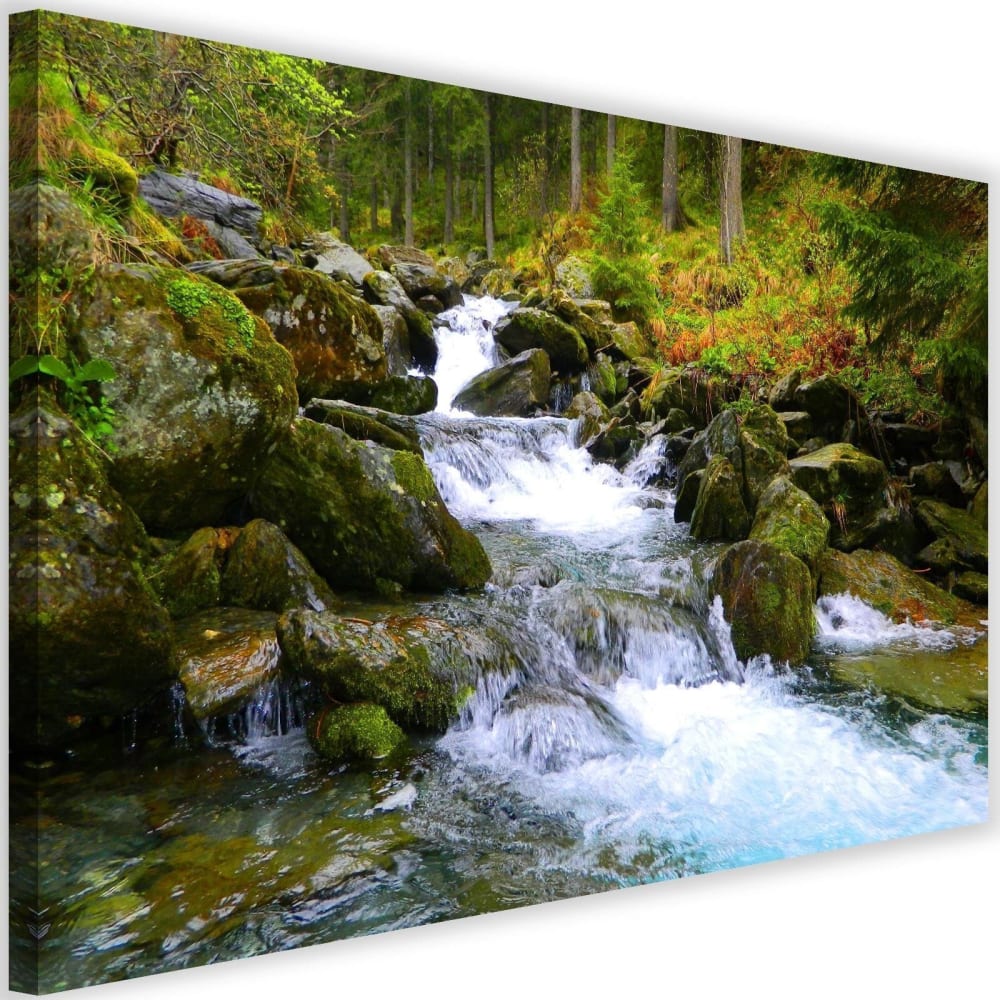 Tableau ruisseau de montagne 3 120 x 80 cm