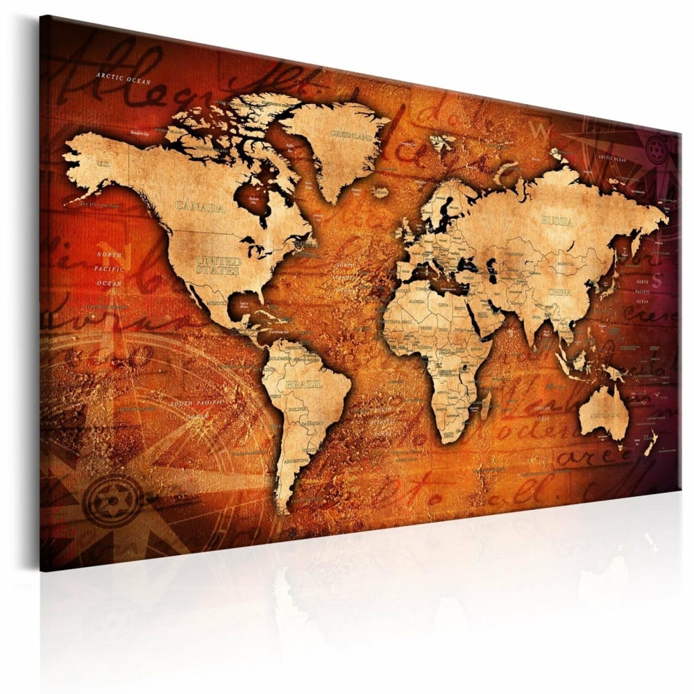 Tableau monde d'ambre 120 x 80 cm