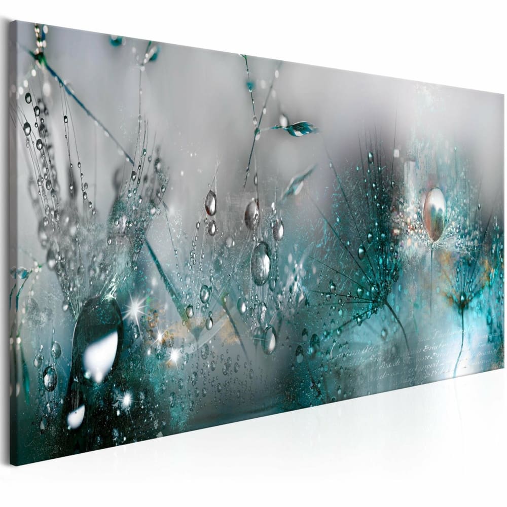 Tableau sonate en bleu 120 x 40 cm