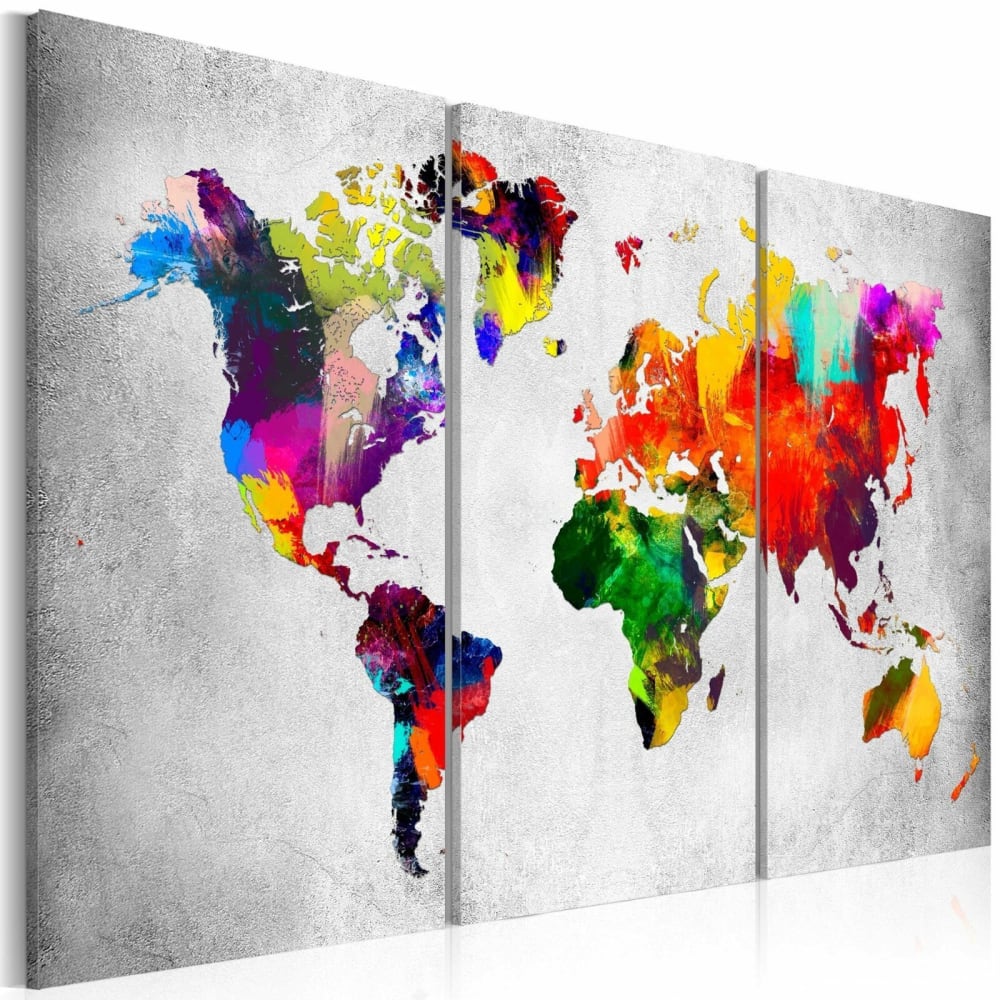 Tableau monde artistique 120 x 80 cm