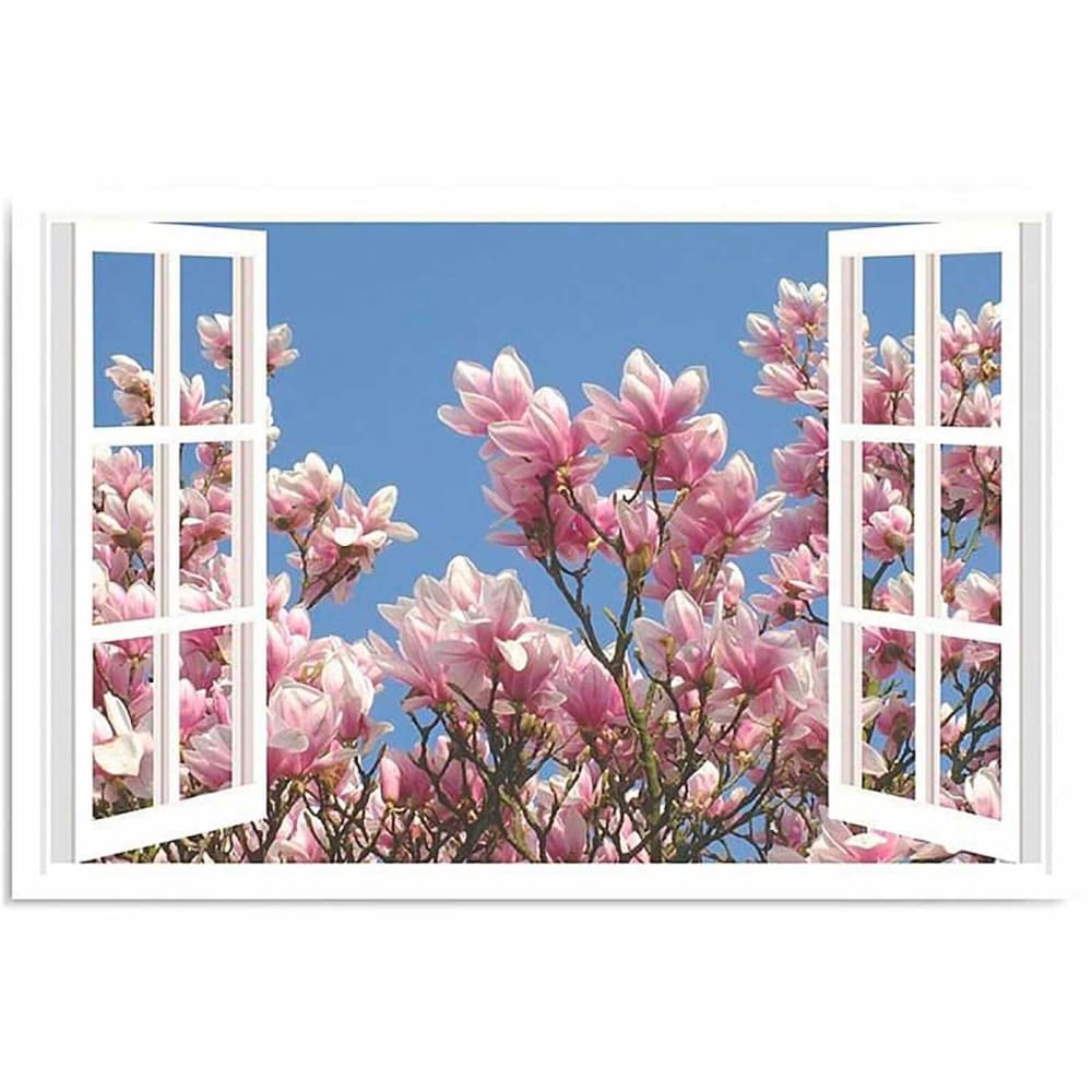 Tableau magnolias en fleurs 120 x 80 cm