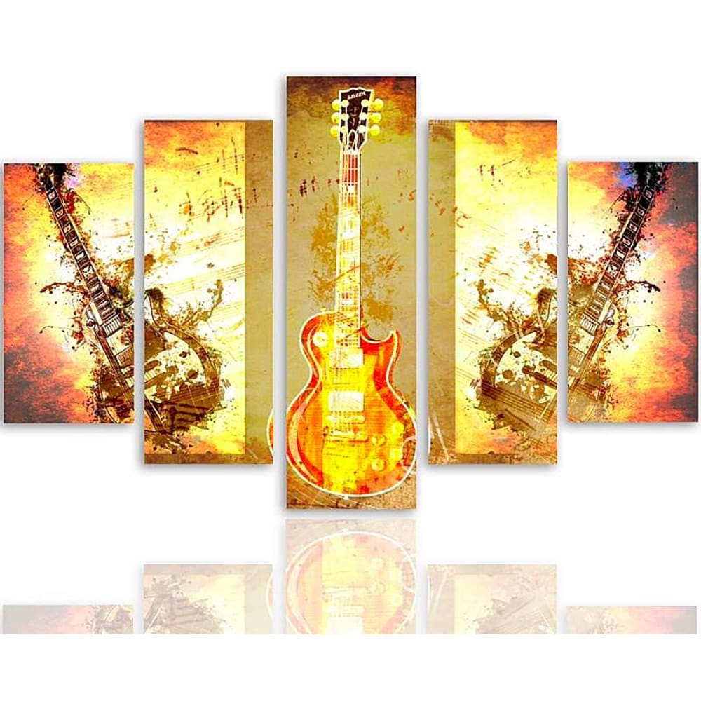 Tableau guitare 250 x 120 cm