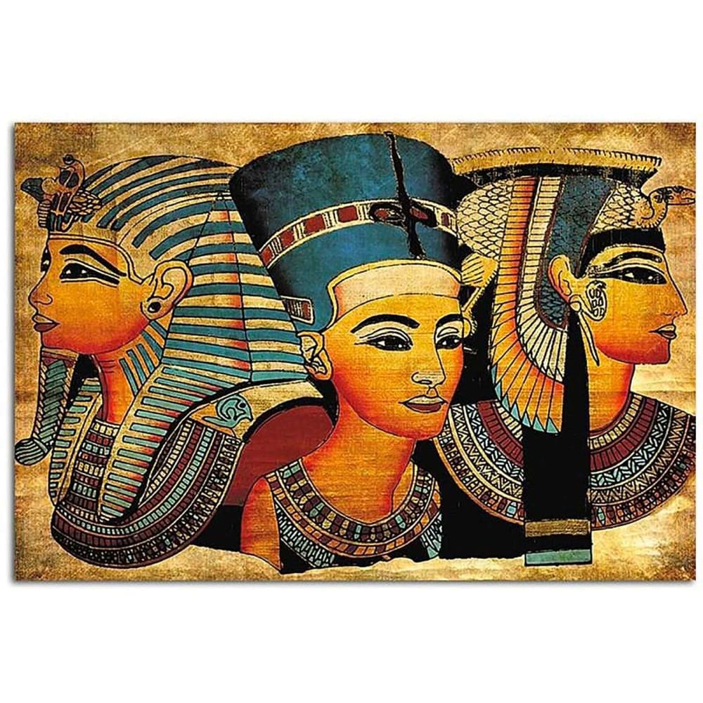 Tableau bois egypte 120