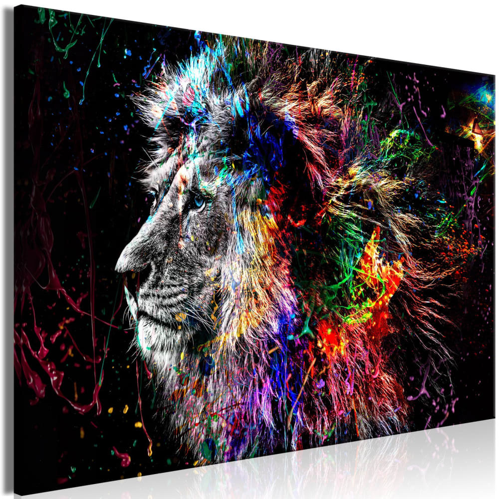 Tableau crazy lion large