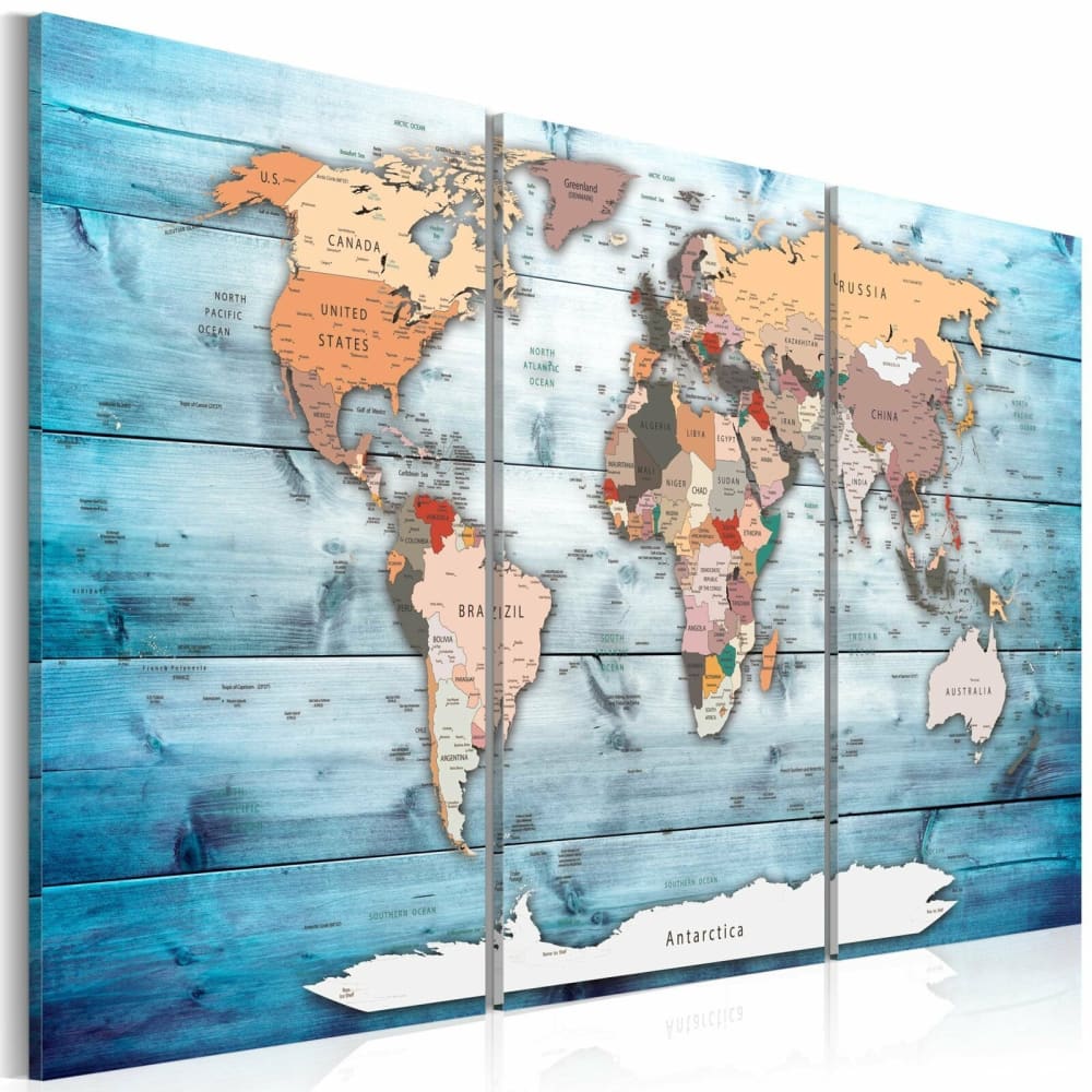 Tableau voyages saphir 120 x 80 cm