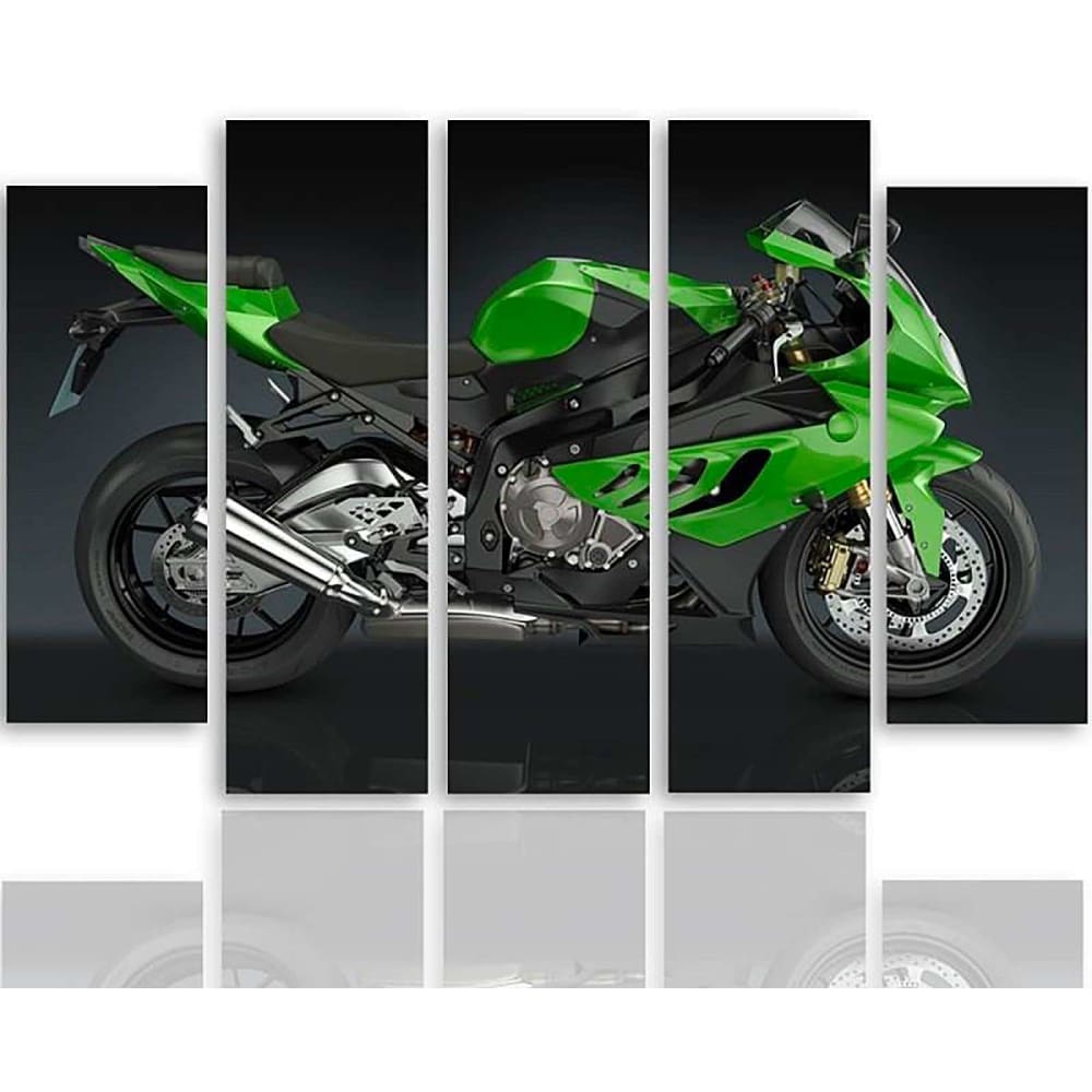 Tableau une moto de sport 250 x 120 cm