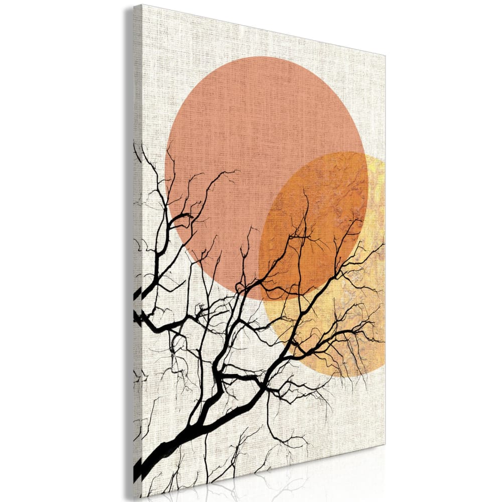 Tableau Double Moon Vertical 80 x 120 cm