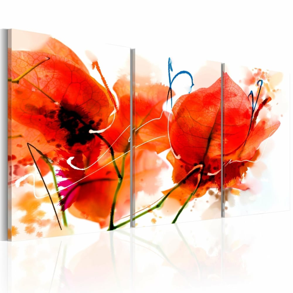 Tableau jardin d'automne 120 x 60 cm