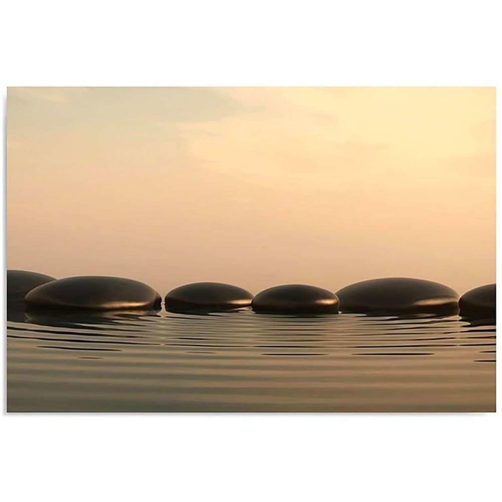 Tableau pierres zen 5 120 x 80 cm