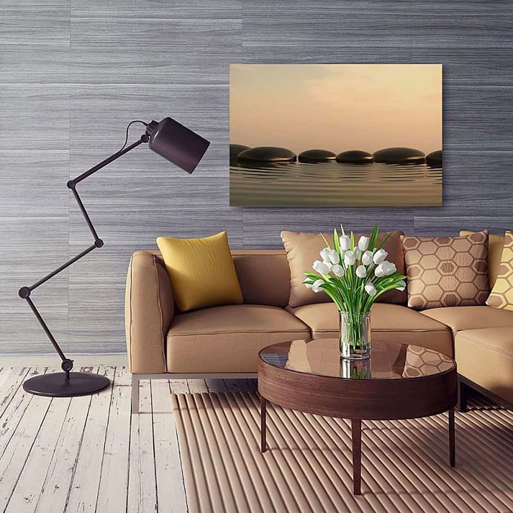 Tableau pierres zen 5 120 x 80 cm — vue 4