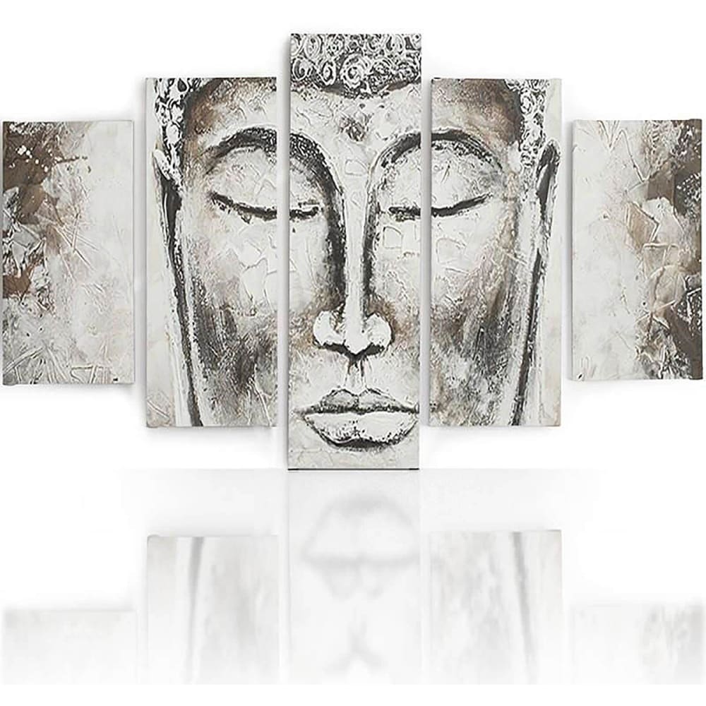 Tableau visage peint 250 x 120 cm