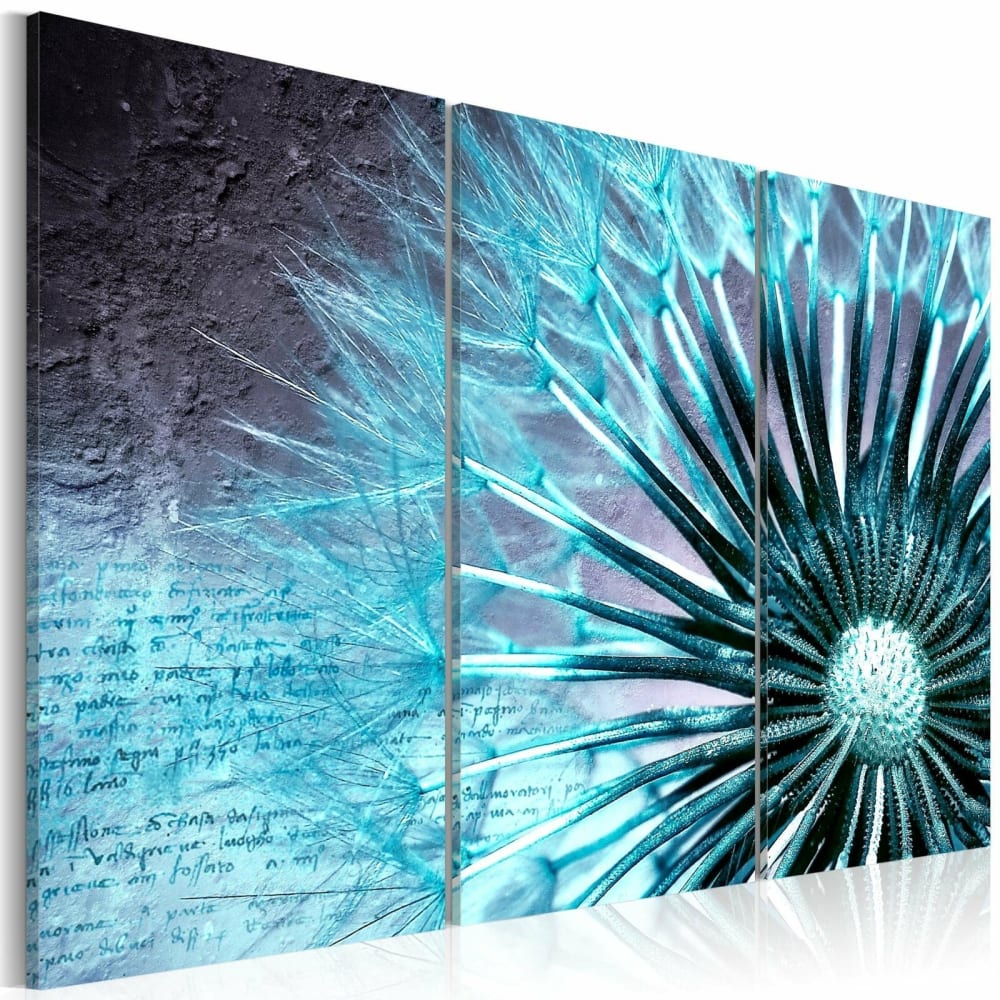 Tableau toucher bleu 120 x 80 cm