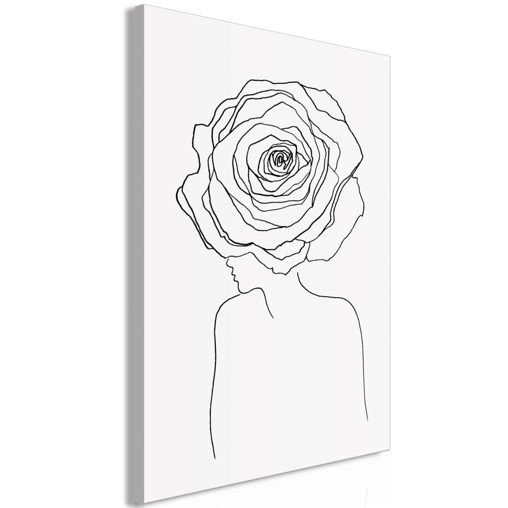 Tableau Look Away Vertical 80 x 120 cm