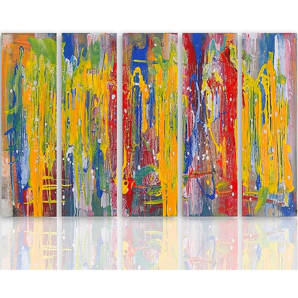 Tableau peintures abstraites 250 x 120 cm