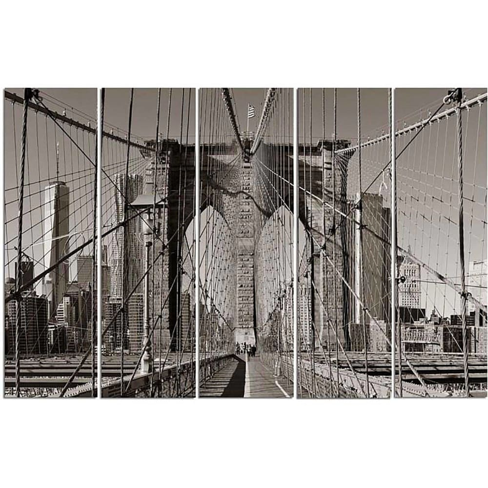 Tableau pont de brooklyn 250 x 120 cm