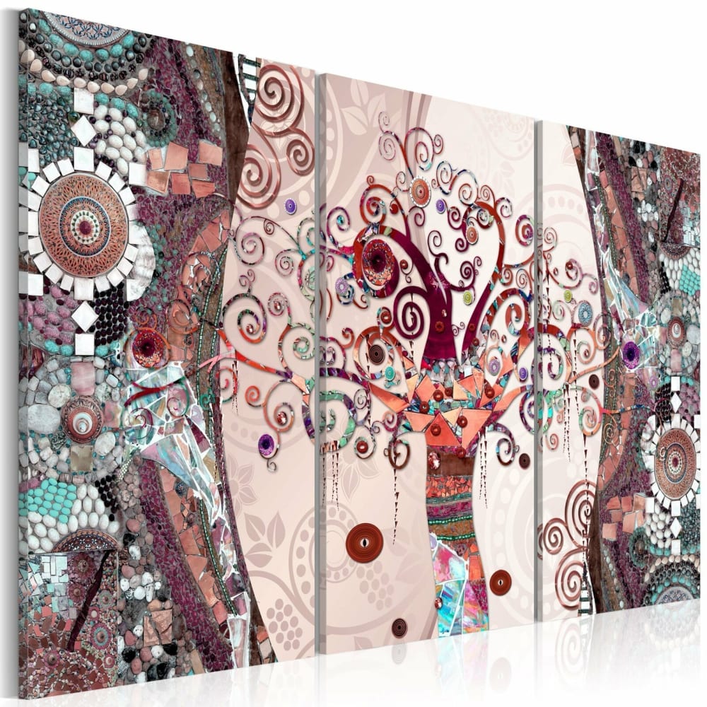 Tableau arbre rubis 120 x 80 cm