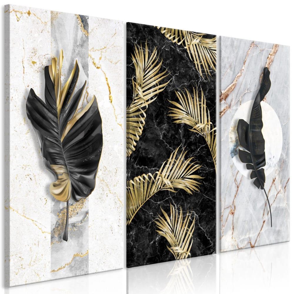 Tableau Trio d'Or 3 Parties 120 x 80 cm