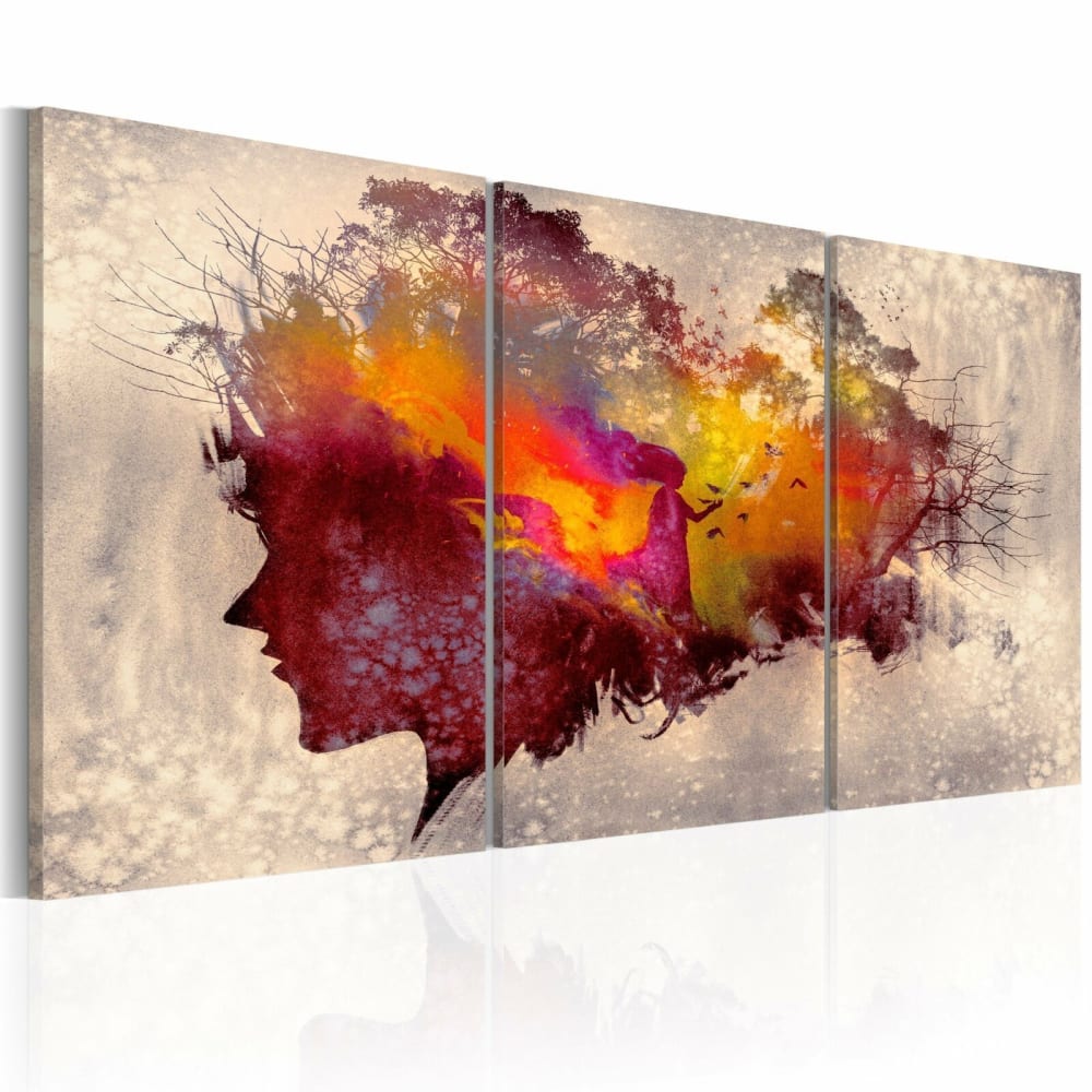Tableau mystères de la forêt 120 x 60 cm