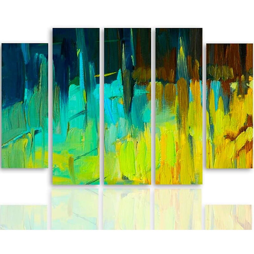 Tableau paysage abstrait