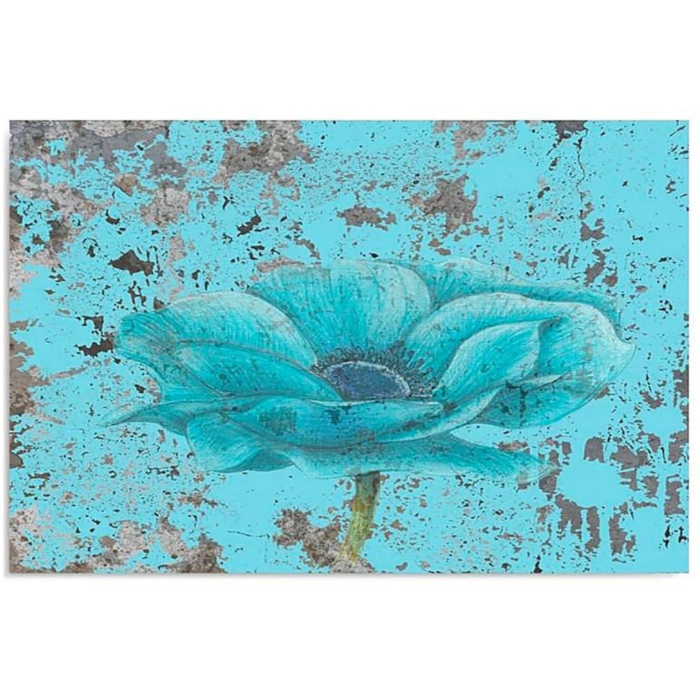 Tableau bois fleur 5 120 x 80 cm