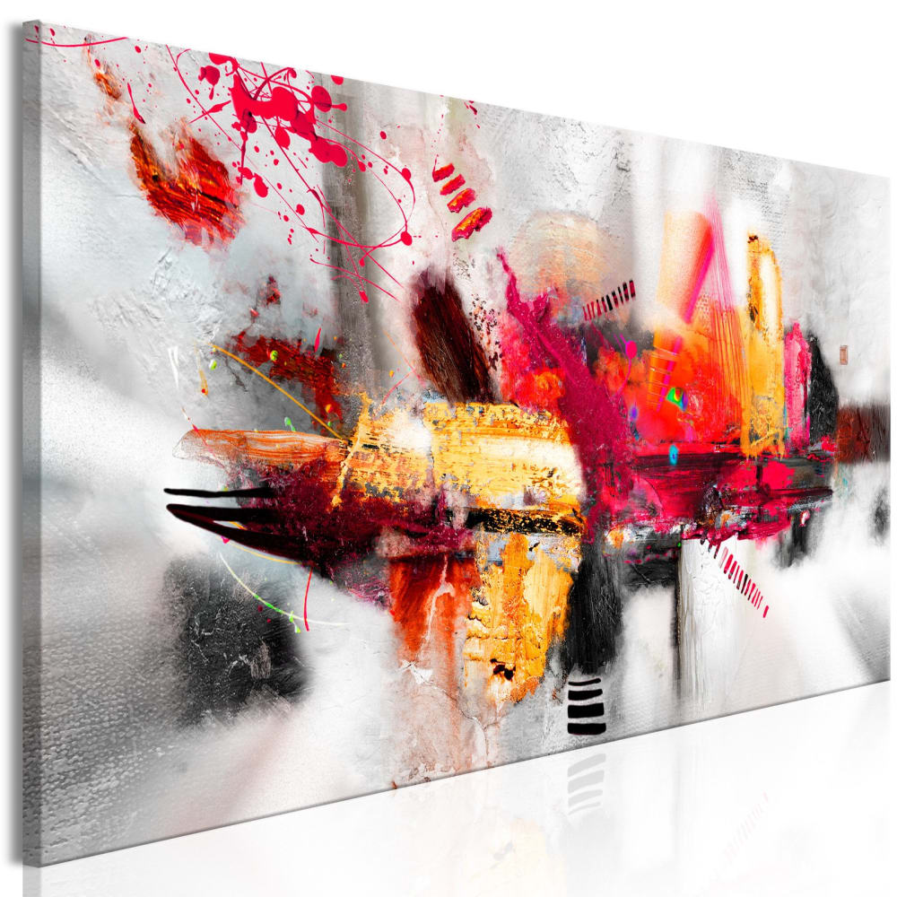 Tableau Installation colorée Étroit 120 x 40 cm