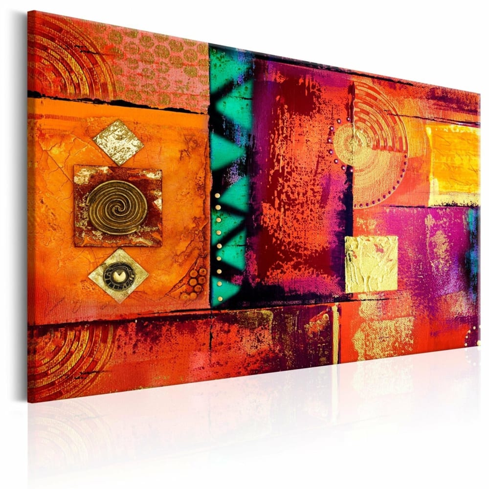 Tableau chaos abstrait 120 x 80 cm