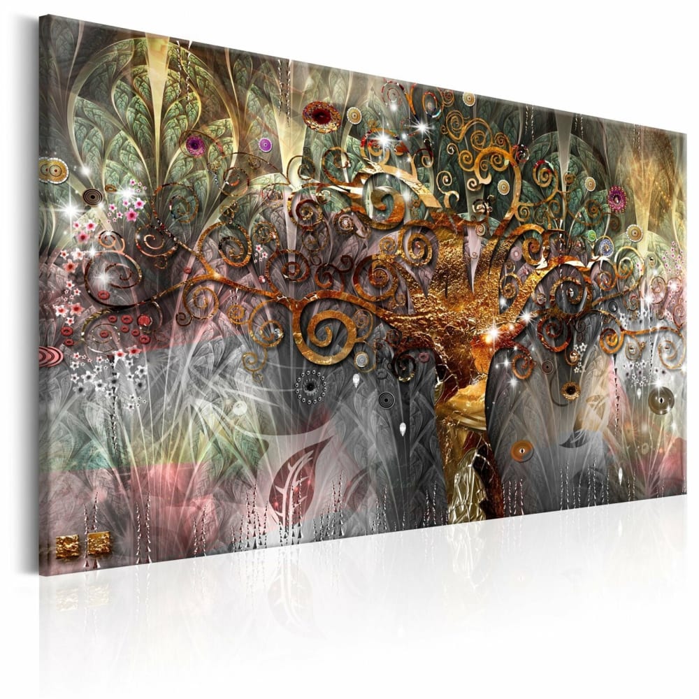 Tableau arbre d'or 120 x 80 cm